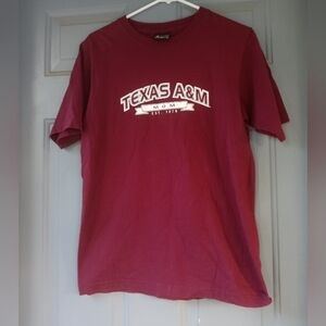 Women's Texas A&M Mom Maroon T Shirt Aggies Aggie Size Small